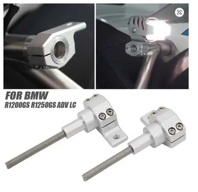 Комплект додаткових LED фар на BMW R1200GS Adv, R1250GS Adv