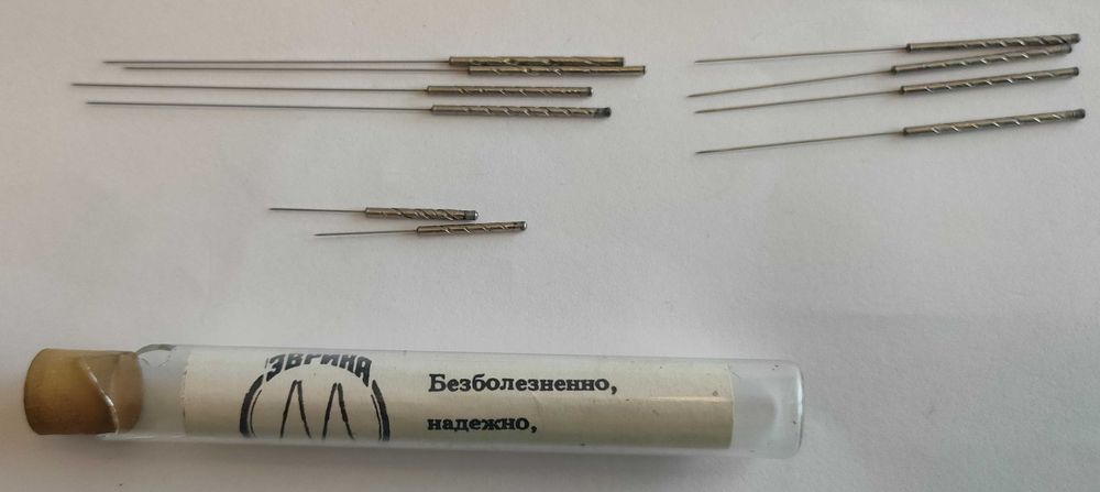 Голки для акупунктури зі срібла