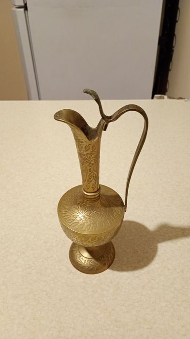 Mosiężny dzbanek 24 cm wysokość