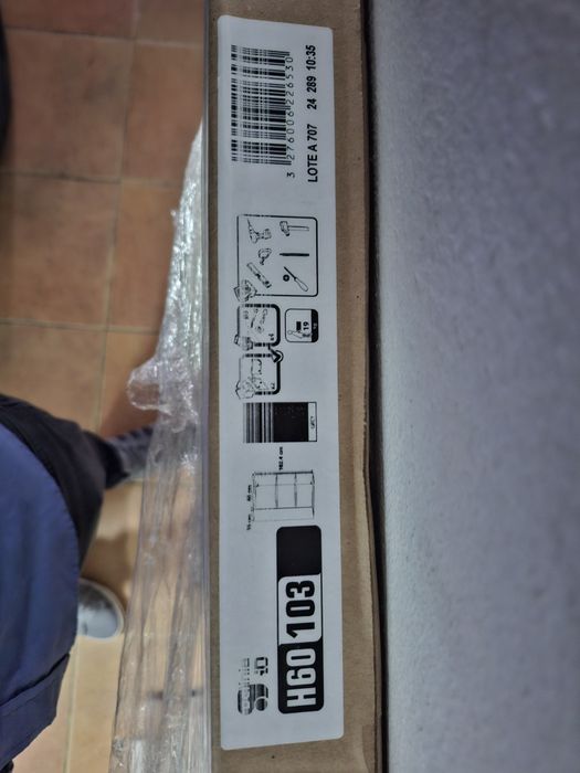 Módulo superior delinia 60x35x103 cinza