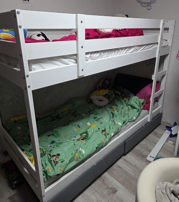 Lóżko pietrowe ikea Mydal