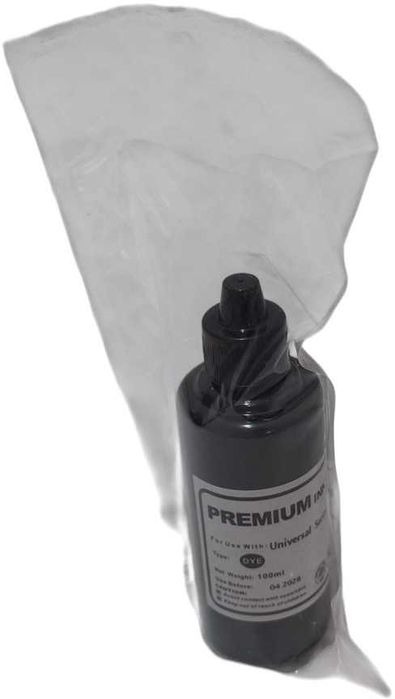 Tusz, Premium INK, BK, Black, 100ml, do drukarki atramentowej