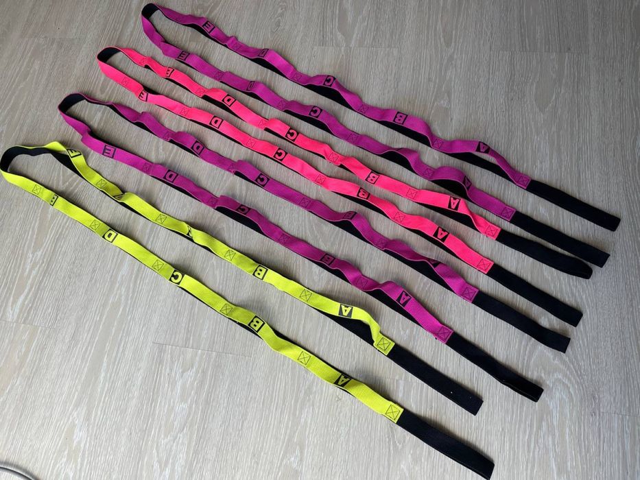 Лента для растяжки 3шт гимнастики Assistance Exerciser 8 петел стрічка