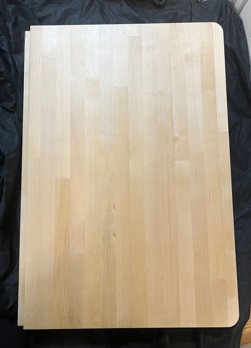 Rozkładany drewniany stolik IKEA 80 x 58