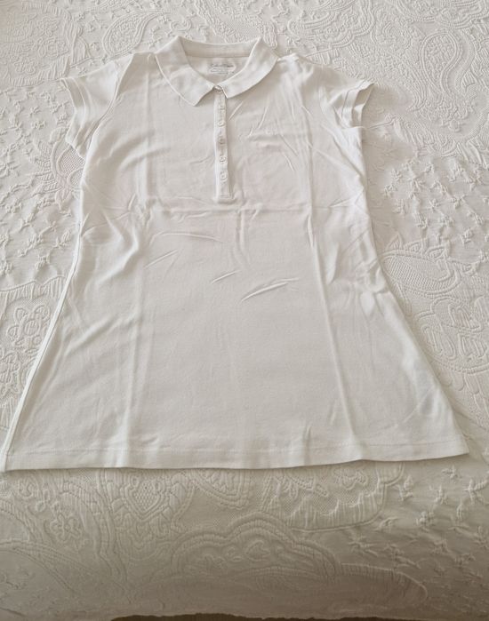 Polo branco, Calvin Klein, tamanho XS