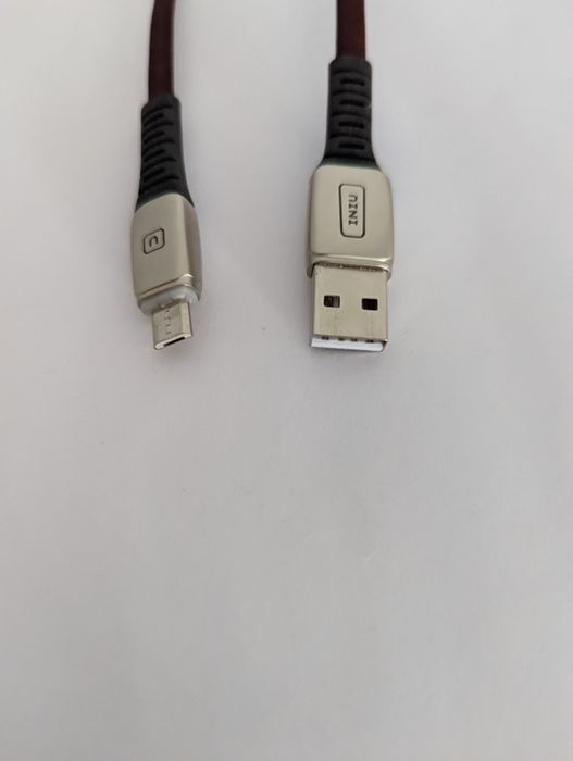 Зарядний кабель micro USB  INIU 2М, швидкий 3.1A, QC 3.0 Fast Charging