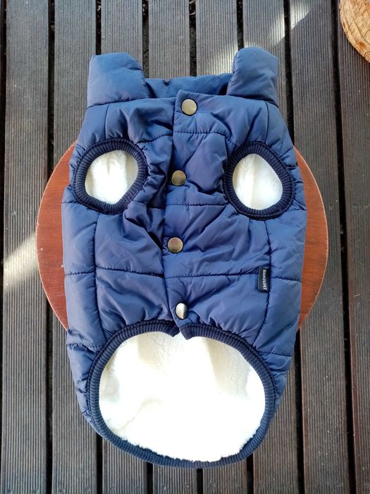 Casaco acolchoado de cão novo