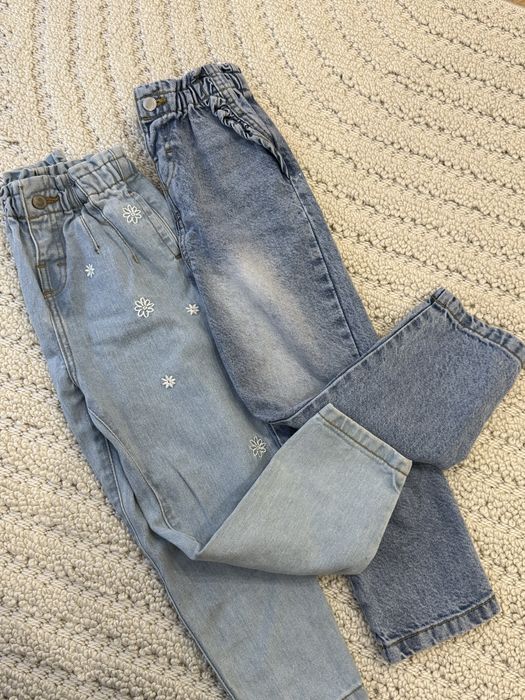 Джинси для дівчинки світлі та темні 110 см 4-5 років zara