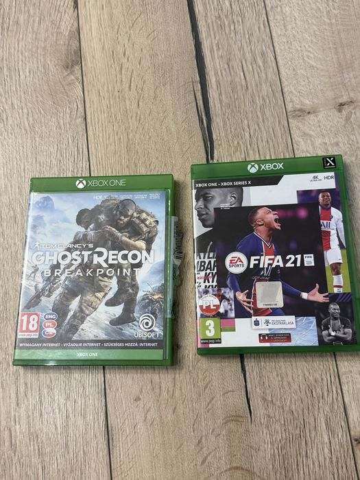 Zestaw Gier Xbox One / Series X | Ghost Recon Breakpoint + FIFA 21 | PL