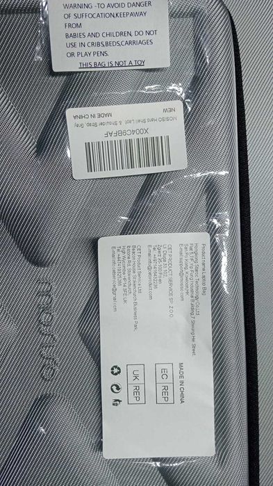 Mala Mosiso Hard Shell c/ Alça de Ombro - Portáteis até 14" (Cinza)