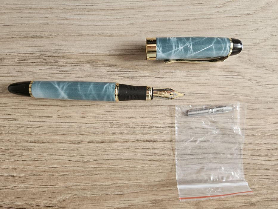 Pióro wieczne Jinhao 18KGP+dodatkowe  pióro