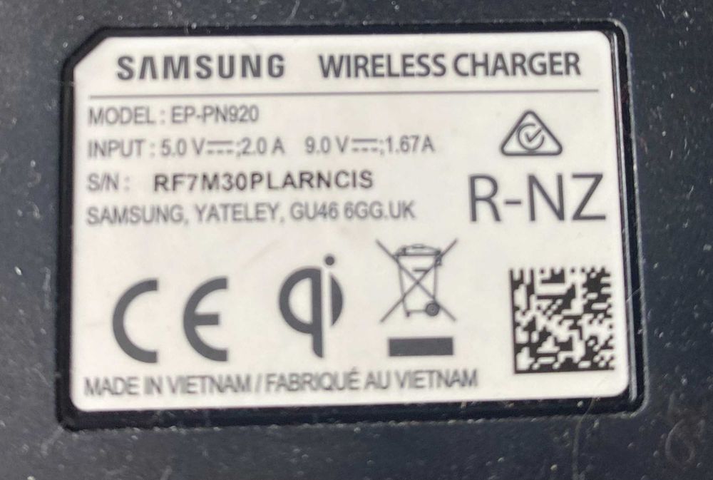 Samsung ładowarka indukcyjna