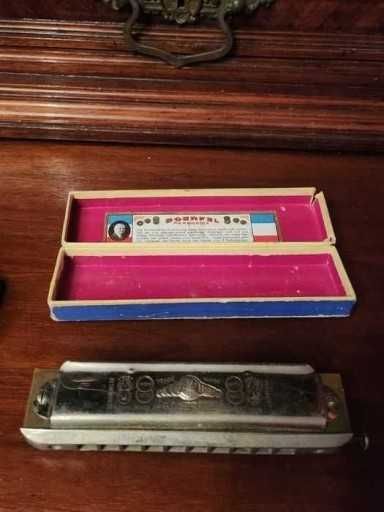 Wyprzedaż Stara harmonijka Chromatica z pudelkiem