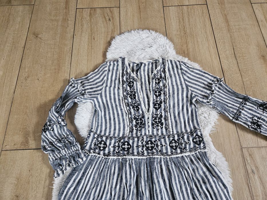 Sukienka hafty s zara boho zdobienia