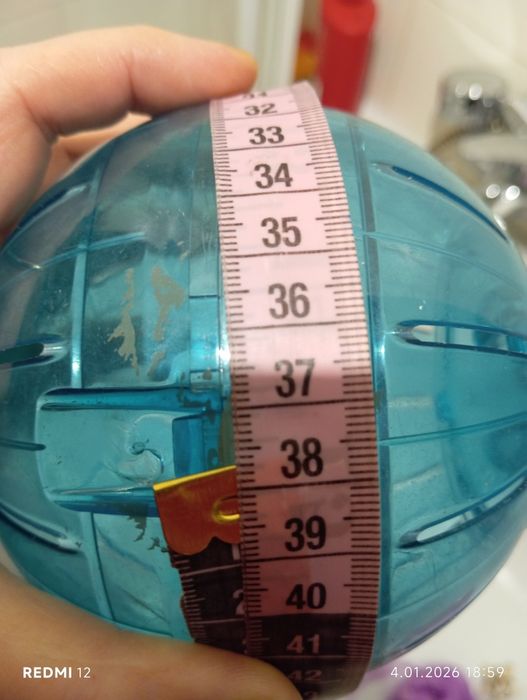 Kula dla chomika do biegania mała 38cm