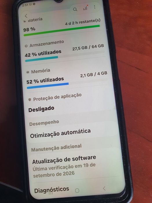 Smartphone Samsung A13 como novo