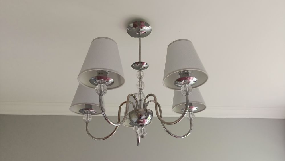 Lampa wisząca zwis ALFA EMMANUELLE 16715 Glamour