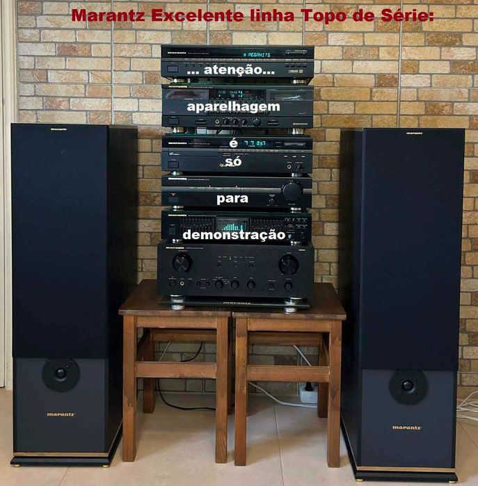 Marantz Colunas Remake artesanais excelentes potentes 600w