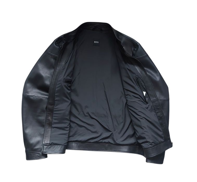 Hugo Boss nowa kurtka skórzana męska r. 52/L