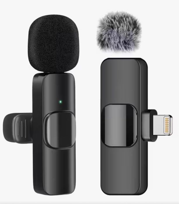 Мікрофон бездротовий з USB-C перезаряджувана Літійна батарея