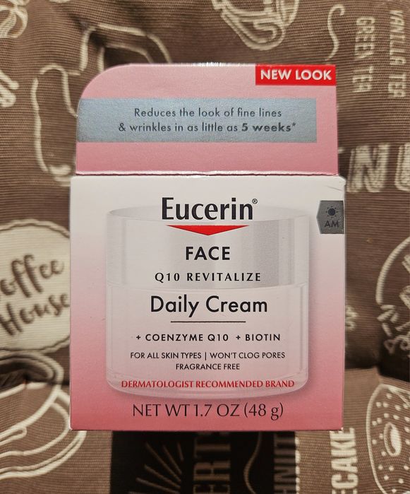 Eucerin денний і нічний відновлювальний крем для обличчя з коензим Q10