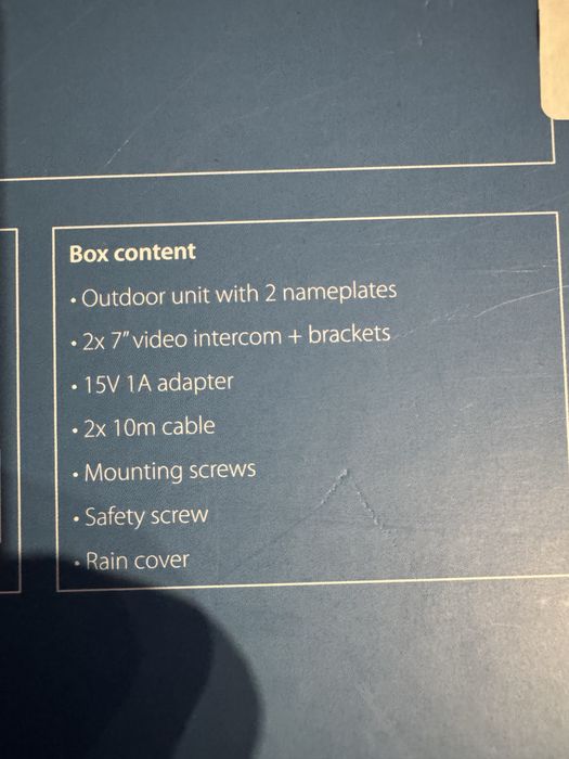 Smartwares DRC-22222 Video porteiro