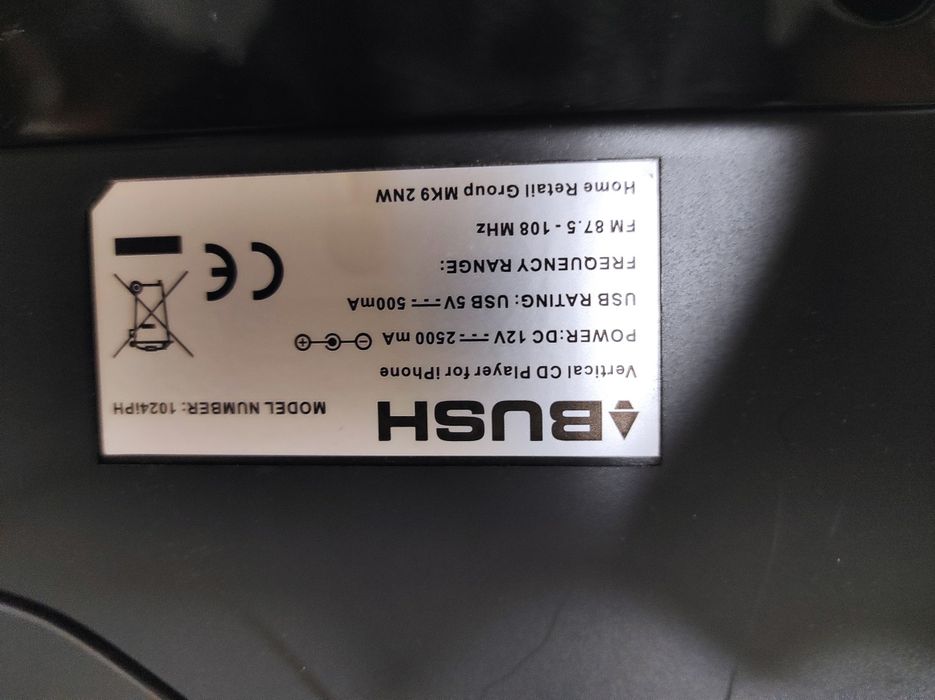 Stacja dokująca IPhone, iPad, CD, radio