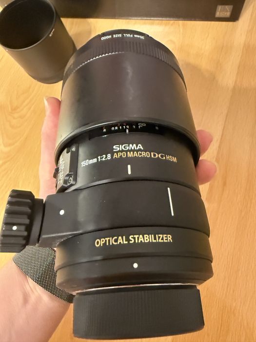 Sigma 150mm f/2.8 APO Macro EX DG OS stan bardzo dobry, do Nikona