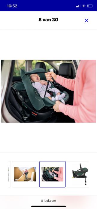 НАЙЛЕГШЕ авктокрісло з нуля Maxi cosi coral 360 автолюлька 0+