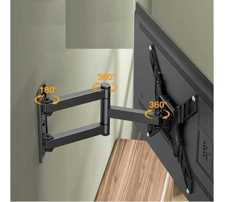 Perlegear PGMFK6 Uchwyt do telewizora monitora 22-55'' obrotowy