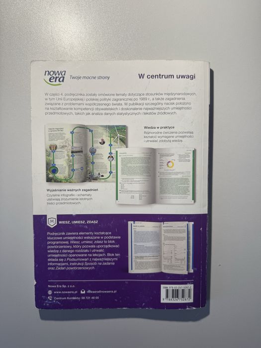 Podręcznik W centrum uwagi (WOS) 4 (edycja 2024)