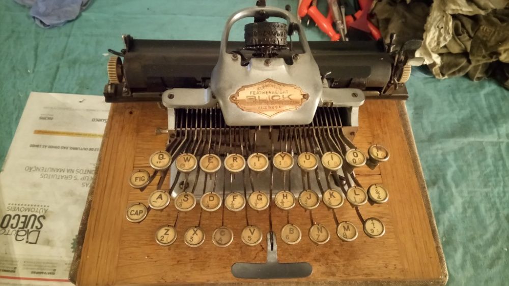 Maquina de escrever_Blickensderfer Aluminium Featherweight