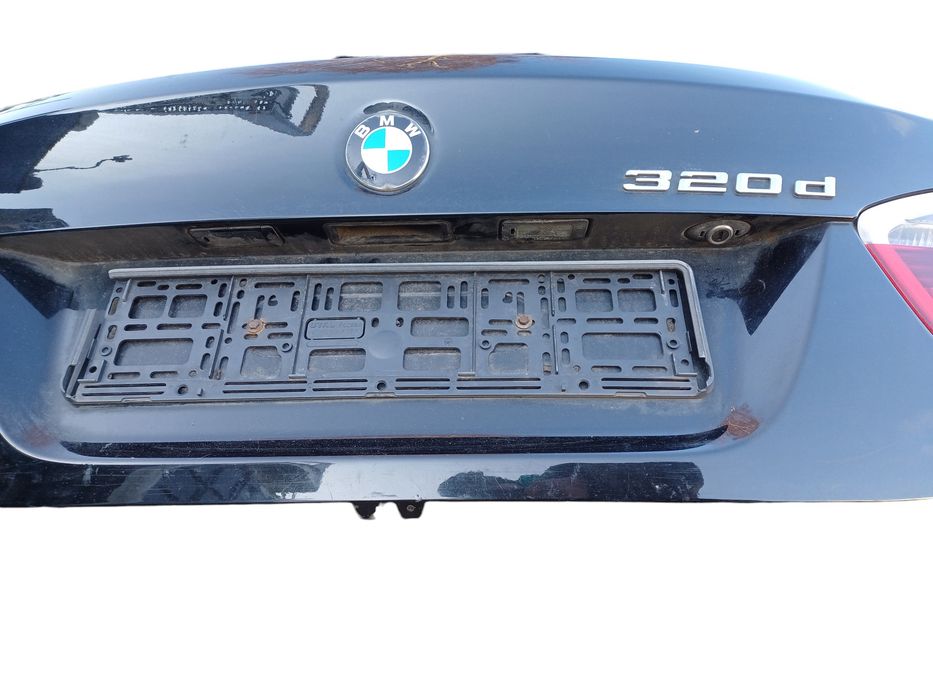 Bmw E90 Sedan Klapa Bagażnika Tył Tylna Kompletna KPL Czarna
