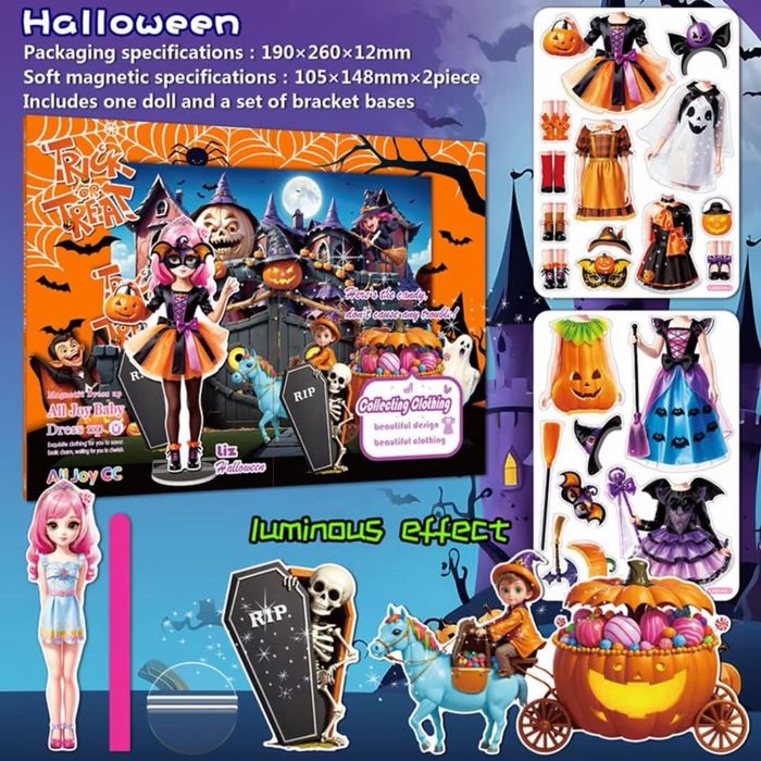 Układanka przebieranie lalek