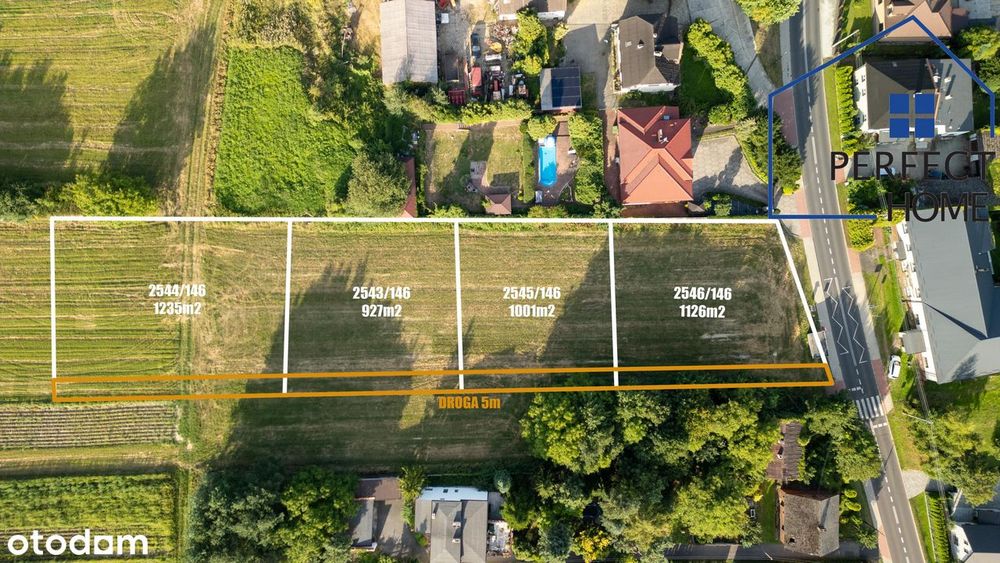 4 działki budowlane Pszów Doły okazja!