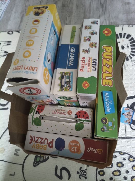 Zestaw puzzli dla maluszka 2+