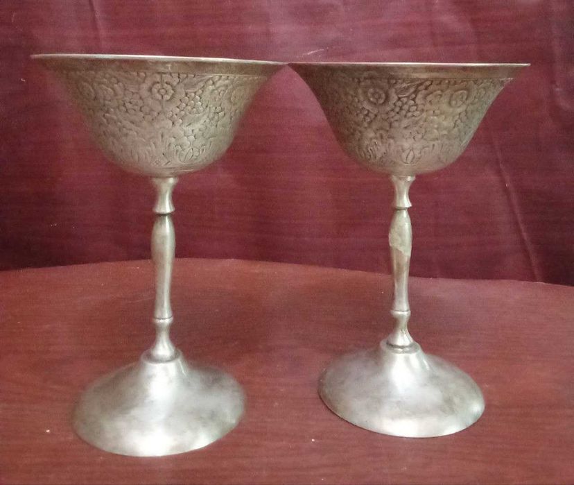 Фужеры мельхиор Индия