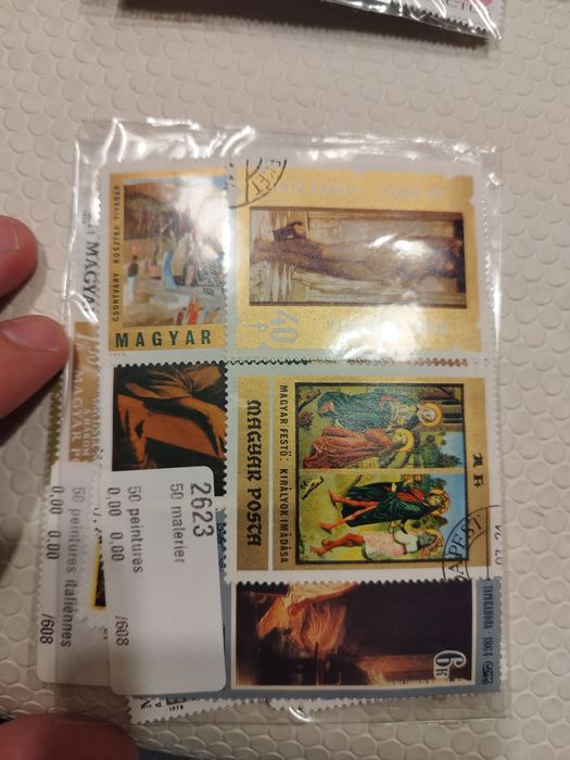 Lotes de selos (50 selos / lote ) Temas