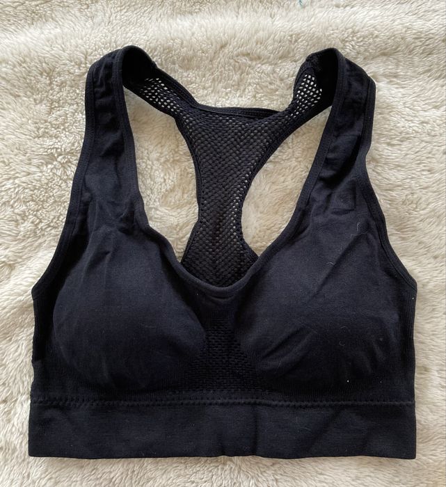 Top stanik sportowy czarny