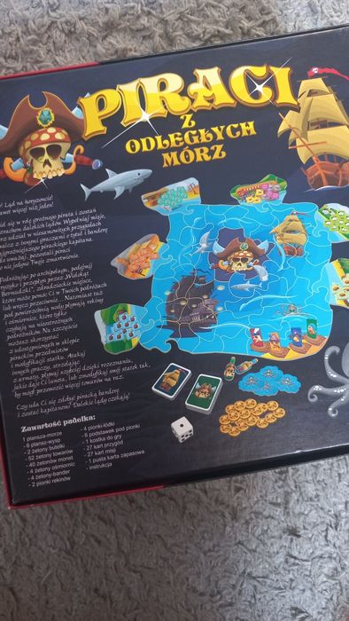 Gra planszowa Pirac z odległych mórz Trefl jak nowa