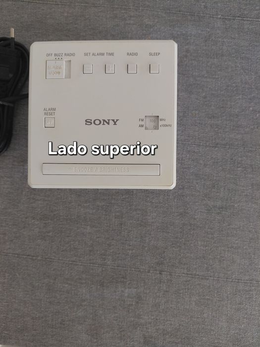[31/08, 00:09] Margarida Oliveira: SONY - Radio AM/FM com Despertador