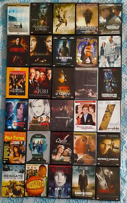 Lote DVDs e SERIES Originais, mais de 500..desde 0.30€
