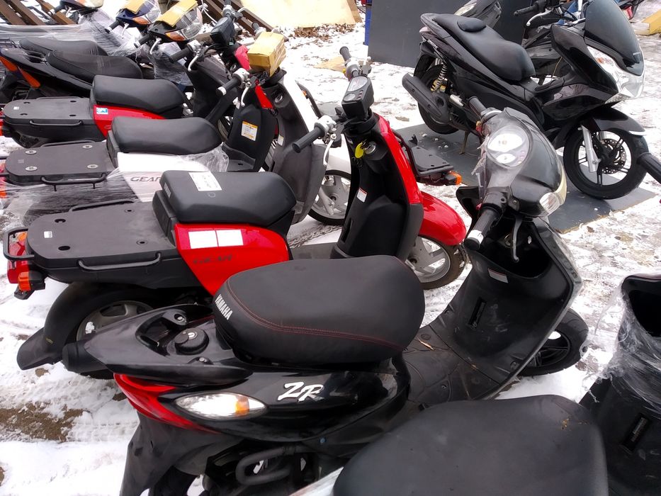 Honda Dio 18 green мопед с контейнера купити скутер недорого