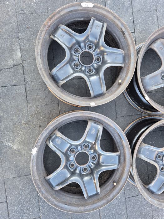 Felgi strukturalne stalowe opel 5x110 r16 et39 otw 56,1 nr 5