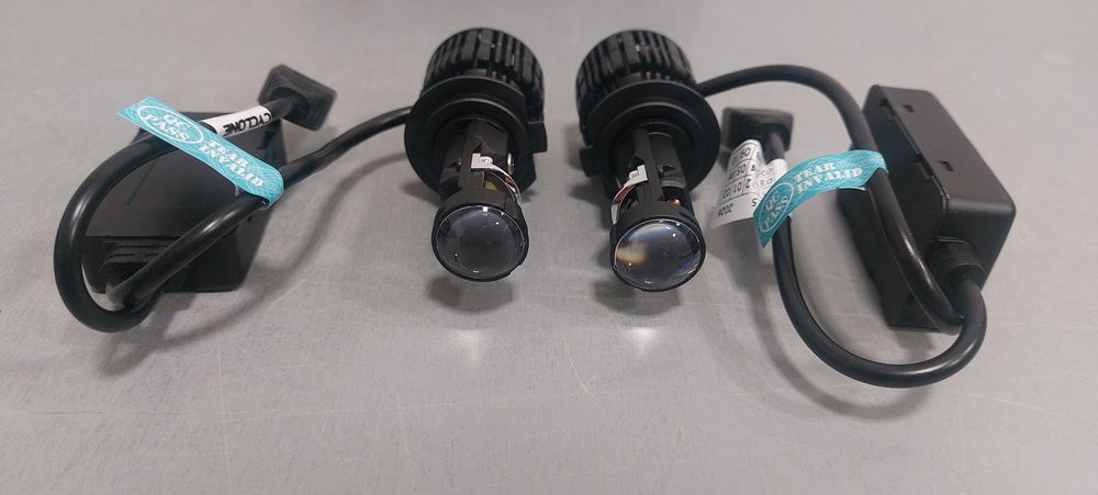 Led світлодіодні міні лінзи Bi-LED H7 H4 6000k 9000lm 65w ЛЕД Лампи