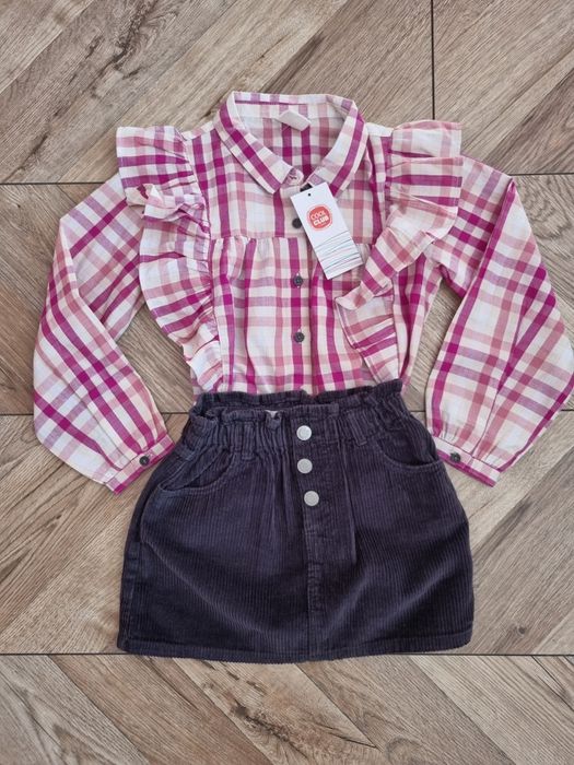 Zestaw paka paczka ubranek dla dziewczynki Zara h&m 116