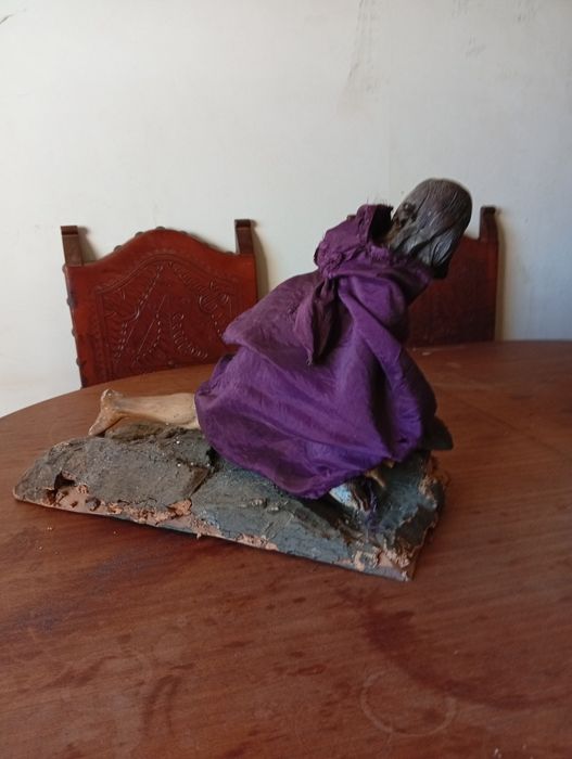 Peça em arte sacra madeira século 18