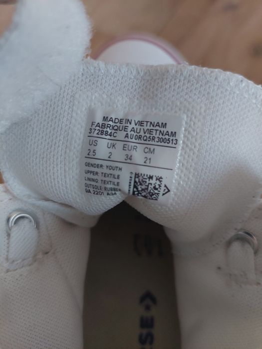 Buty dla dziewczynki converse r 34