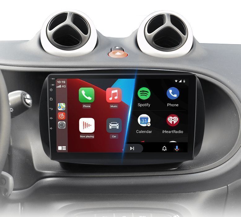 Mercedes Smart 2016 – Radio Android 15 9" CarPlay Android Auto 2GB/32GB GPS Nawigacja Stacja Multimedialna WiFi Bluetooth PL