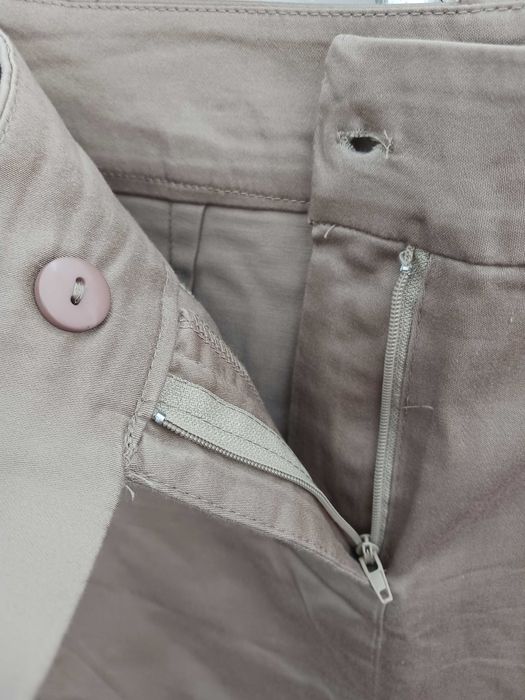 Saia lápis Zara bege